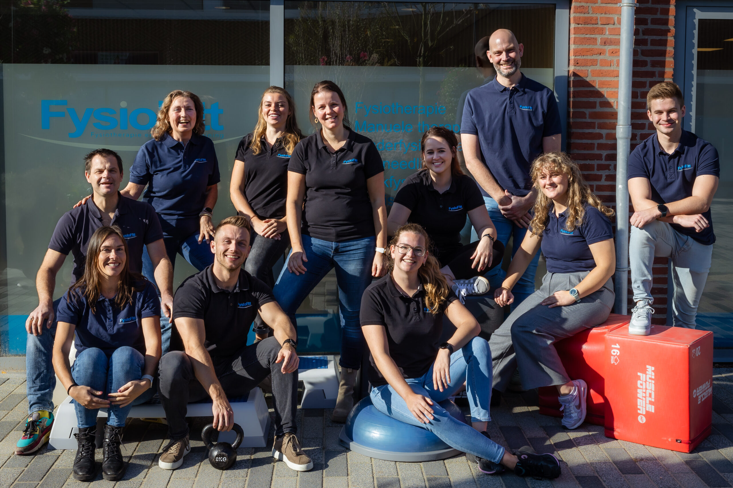 Team van FysioFitt fysiotherapie praktijk in Zuid-Beijerland